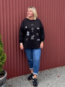 Bittermoon Fashion Collection Nz Made: Symbol Sweatshirt