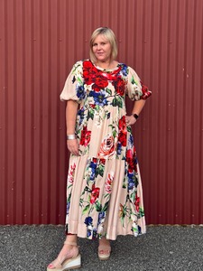 Tiered Dress | Dusky Petal
