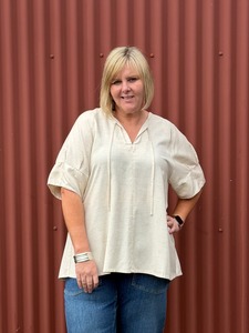 Cashews Fashion Collection Made: Scarpa Top| Natural