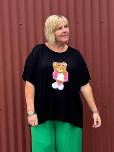 Bittermoon Fashion Collection Nz Made: Teddy Oversized Tee