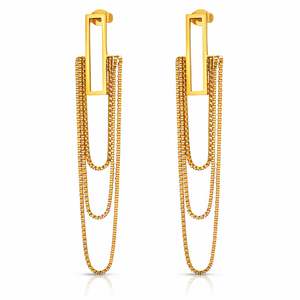 Jewellery: Onyx Cascade Chain Drop Earrings
