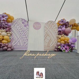 Themed Backdrops Packages: FLORA PACKAGE