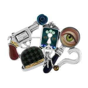 Brooches: Taratata Baker Street Brooch - W23-02201-104