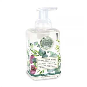Soap: Michel Design Works Eucalyptus & Mint Foaming Soap