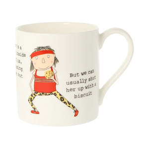 Mugs: Rosie Made A Thing Runner Mug