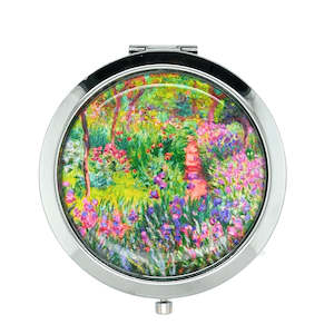 Cosmetic Mirrors: Artist's Garden at Giverny - Monet Pocket Mirror