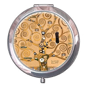 Cosmetic Mirrors: The Tree of Life 1909 - Klimt Pocket Mirror