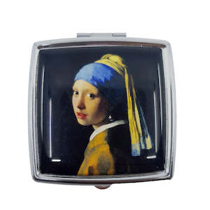 Other: Girl with a Pearl Earring - 1665 Vermeer Pill Box