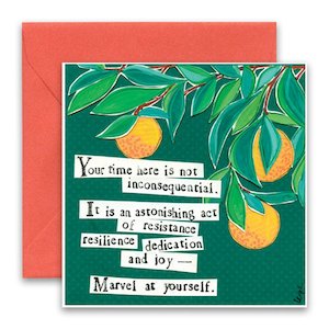 Curly Girl Design Marvel Greeting Card