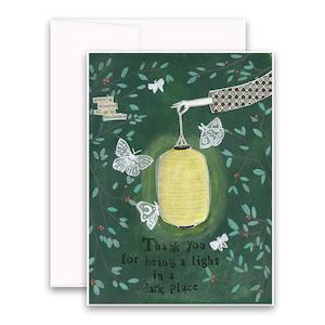 Curly Girl Design: Curly Girl Design Light In The Dark Greeting Card