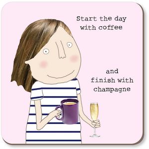 Rosie Made A Thing Coffee And Fizz Coaster