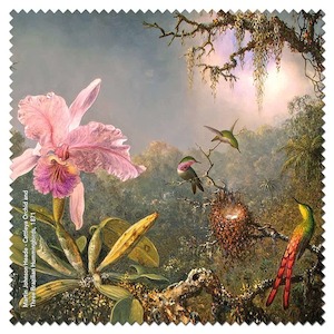 Cattleya Orchid - Heade Microfibre Lens Cloth