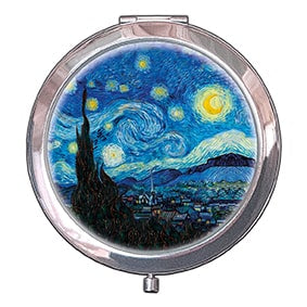Cosmetic Mirrors: Starry Starry Night - Van Gogh Pocket Mirror