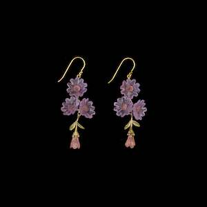 Michael Michaud Phlox Statement Wire Drop Earrings - 3795BZ