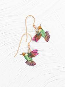 Holly Yashi Picaflor Earrings - Living Coral