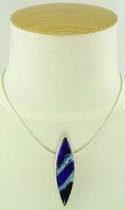 Pendants: Mexican Fused Glass Pendant (chain is not included)