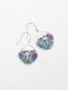 Holly Yashi: HollyYashi Bright Blossom Earrings - Blue Mist