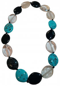 Jackie Brazil Small Riverstone Kathy Necklace