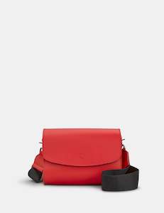 Handbags: Yoshi Newham Red Leather Cross Body Satchel Bag - YB261 54