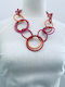 Samuel Coraux Collier 0002 Necklace - Rouge, Orange, Rose
