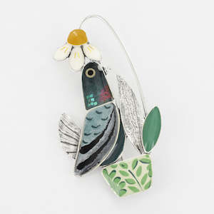 Taratata Bijoux Le Facteur Bird Brooch - T25-01201-10M