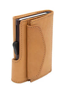 C-Secure Single Wallet VegetableTanned - Saddle
