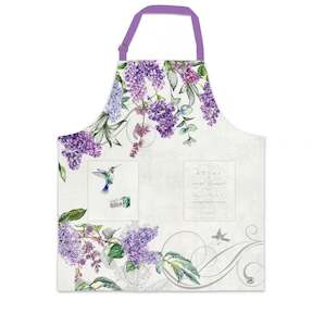 Aprons: Michel Design Works French Lilacs Apron With Pockets