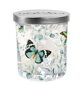 Candles: Michel Design Works Butterfly Fields Decorative Glass Candle