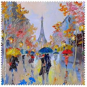 Eiffel Tower Paris Microfibre Cloth