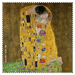 The Kiss - Klimt Microfibre Lens Cloth
