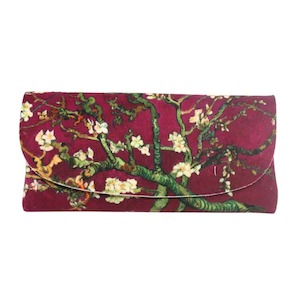 Amandiers Raspberry - Velour Glasses Case With Microfiber Lining