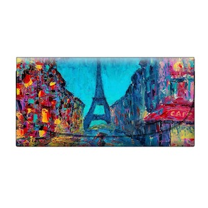 Paris Street - Velour Glasses Case With Microfiber Lining