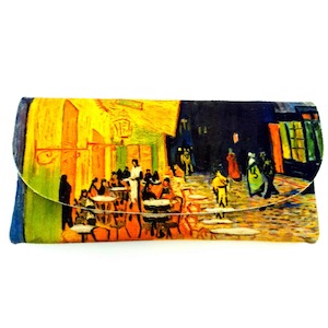 Terrace of the Café - Van Gogh Velour Glasses Case With Microfiber Lining