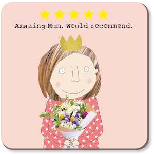 Coasters: Rosie Made A Thing Five Star Mum Coaster