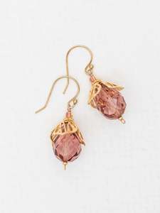 Holly Yashi Emelia Earrings - Dusty Rose
