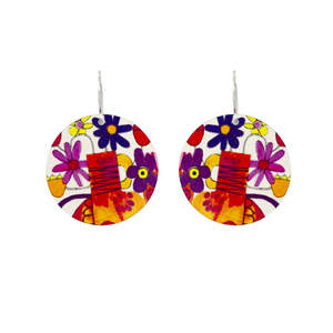 Riley Burnett Spring Flowers Reversible Earrings ES-9