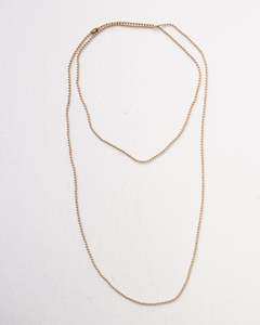 Jewellery: Pesci Che Volano Ball Chain - Gold Plated Brass