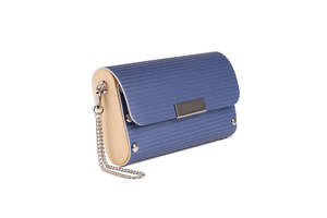 Handbags: SOL Designs Time of Day Clutch in Blueberry Ripple