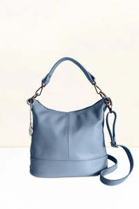 Last Chance - La Lupa Roma Perla Handbag/Crossbody Bag - Dusky Blue