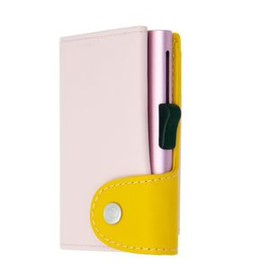 C-Secure X Large Wallet with Coin Pocket - Pastel Blush Saffron
