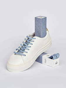 Sliwils 120 cm Light Blue Jeans Shoelaces
