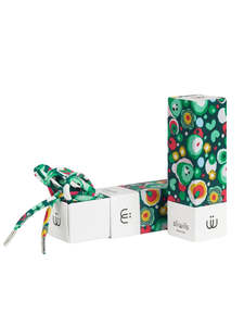 Sliwils 120 cm Fleur Verte Print Shoelaces