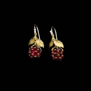 Michael Michaud Raspberry Drop With Garnets - 4088BZGN Red