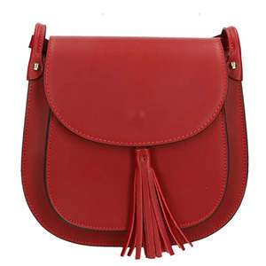 Last Chance - La Lupa Roma Cassia Crossbody/Shoulder Bag -- Red