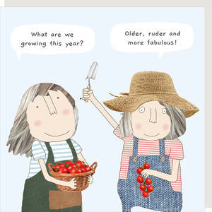 Rosie Made A Thing Growing - Humour Card