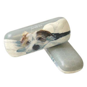 Little Dog Laughed Scruffy Love Glasses Case