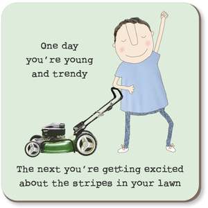 Coasters: Rosie Made A Thing Lawn Stripes Coaster