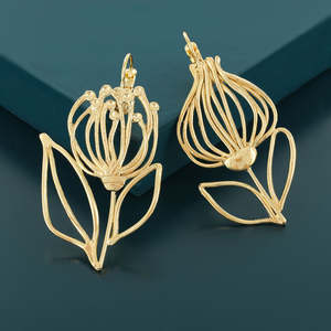 Taratata Bijoux: Taratata Esquisse Earrings - H25-02707-20D