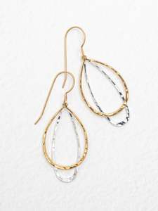 Holly Yashi In The Loop Earrings - Gold/Silver