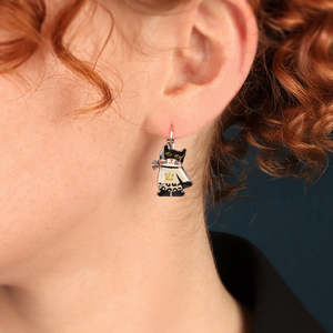 Taratata Bijoux Super Miaou Leverback Earrings - T26-02708-102